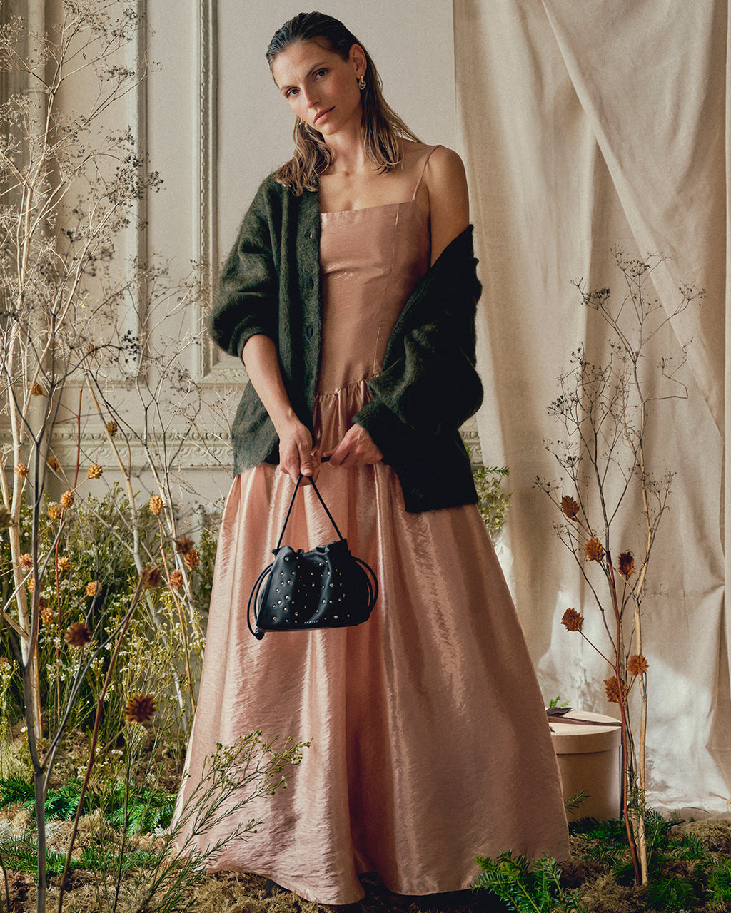 The Roxburgh - Small Drawstring Shoulder Bag