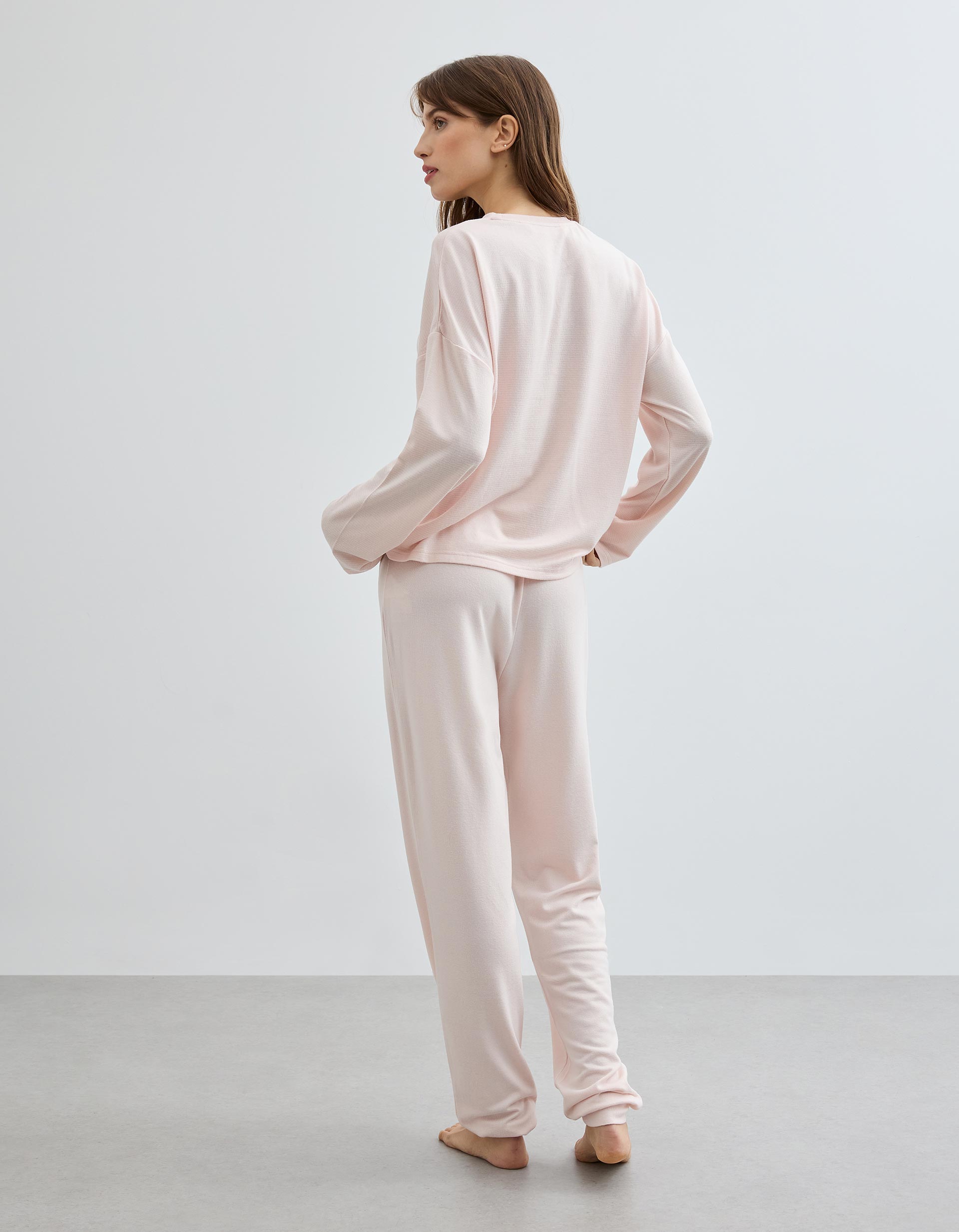 Pijama, Mulher, Rosa Claro