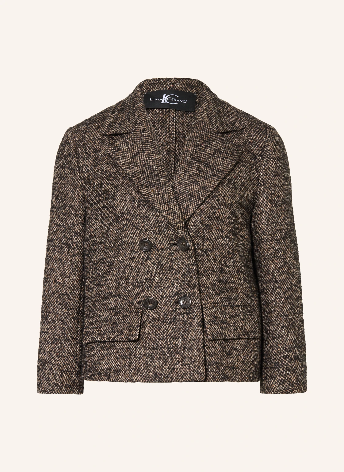 LUISA CERANO Blazer mit Glitzergarn