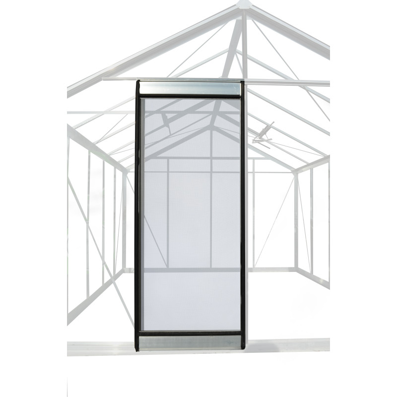 Porte moustiquaire en aluminium pour serre ACD