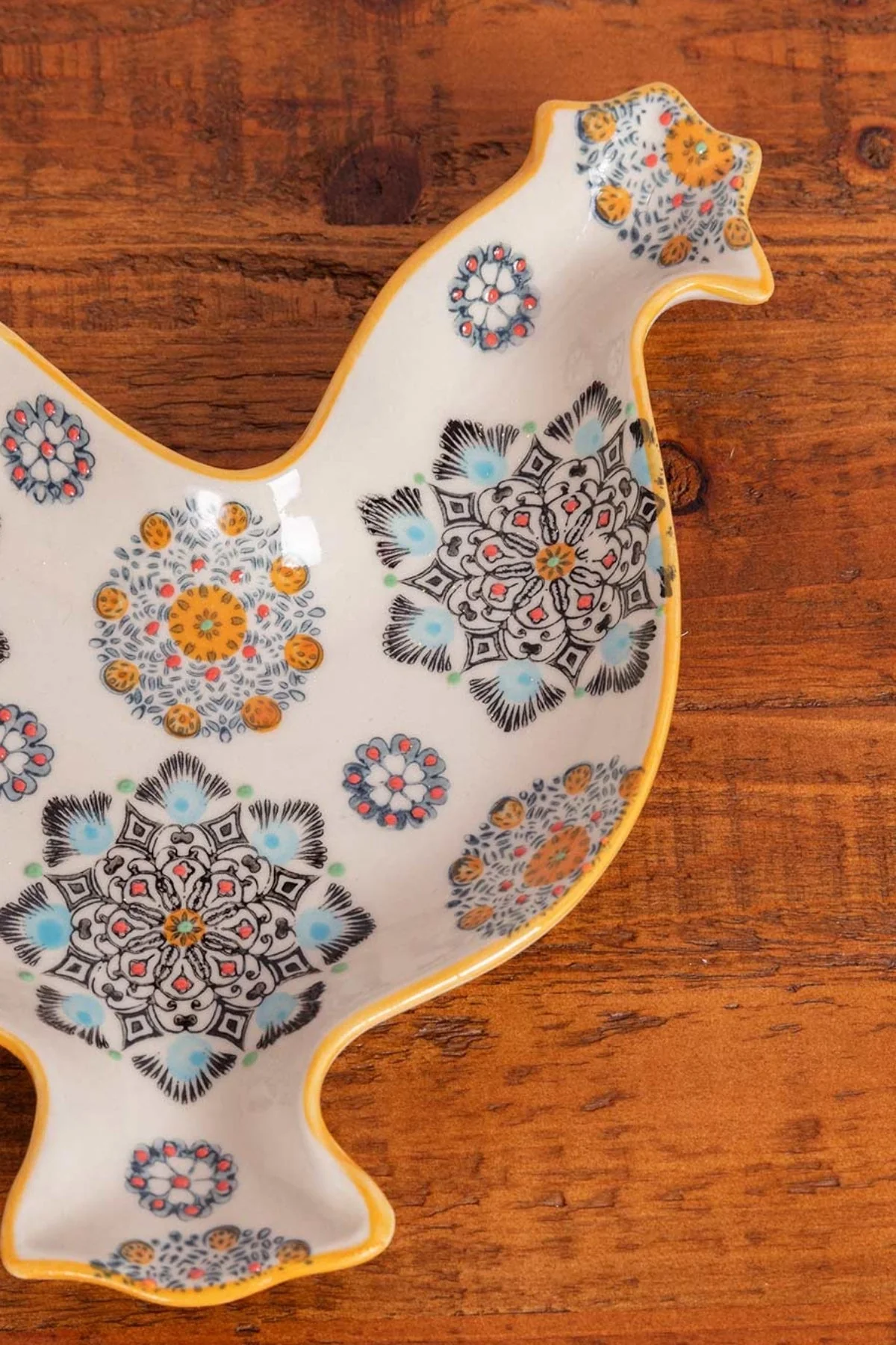 Eclectic Chicken Shaped Side Plate