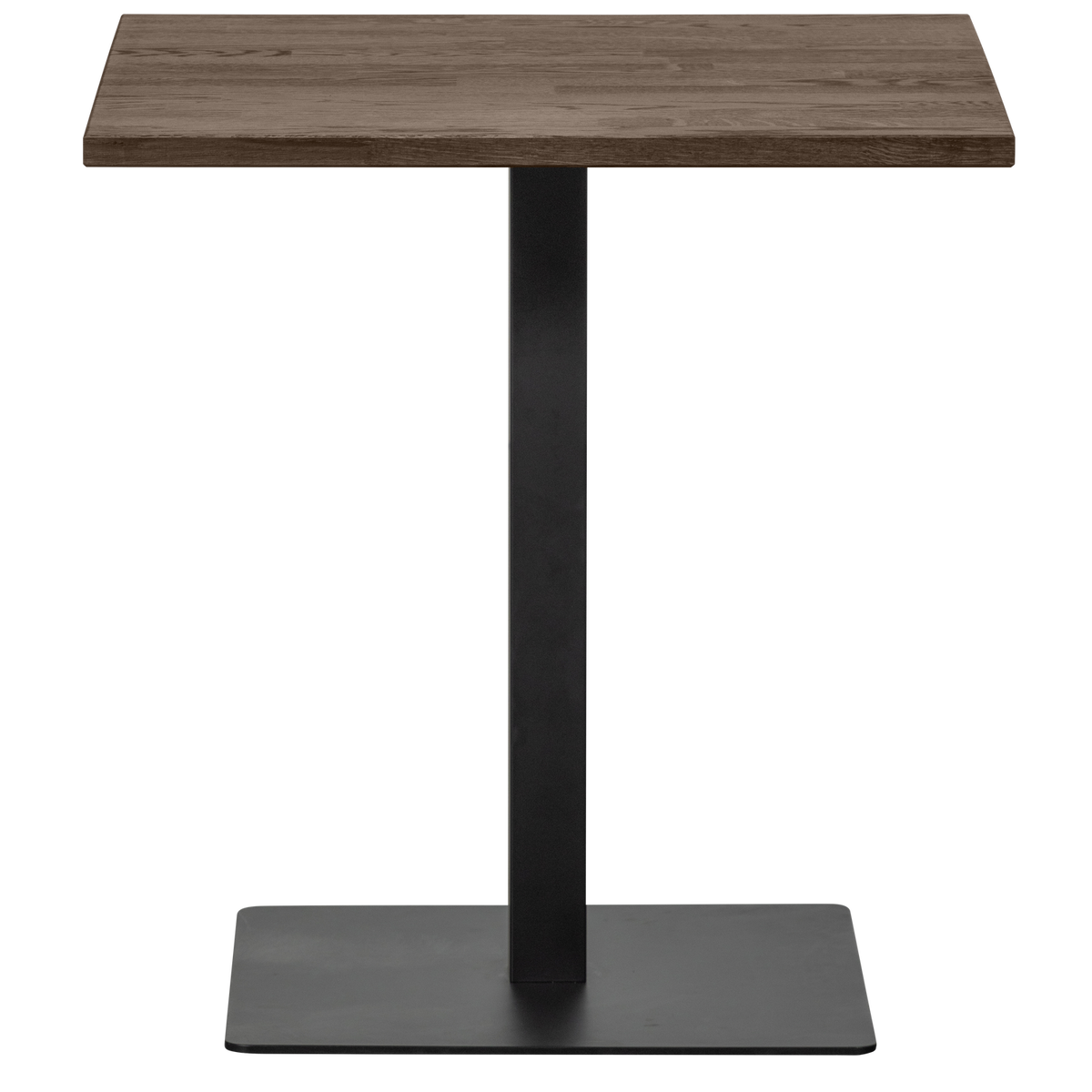 WOOOD trompetvoet Bistro - Metaal - Zwart - 72x60x60