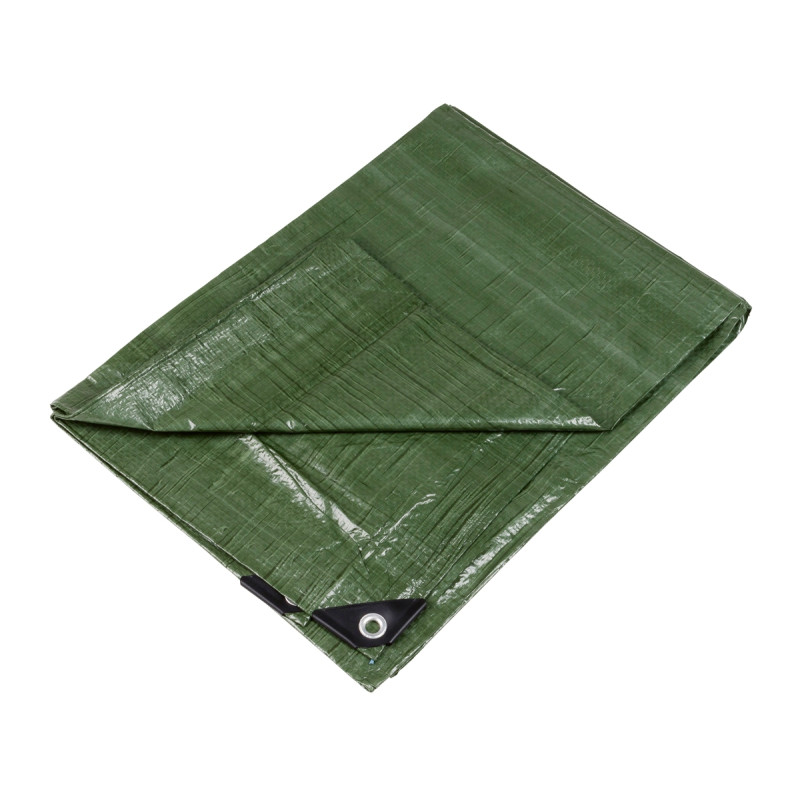 Bâche de protection verte 5 m x 4 m