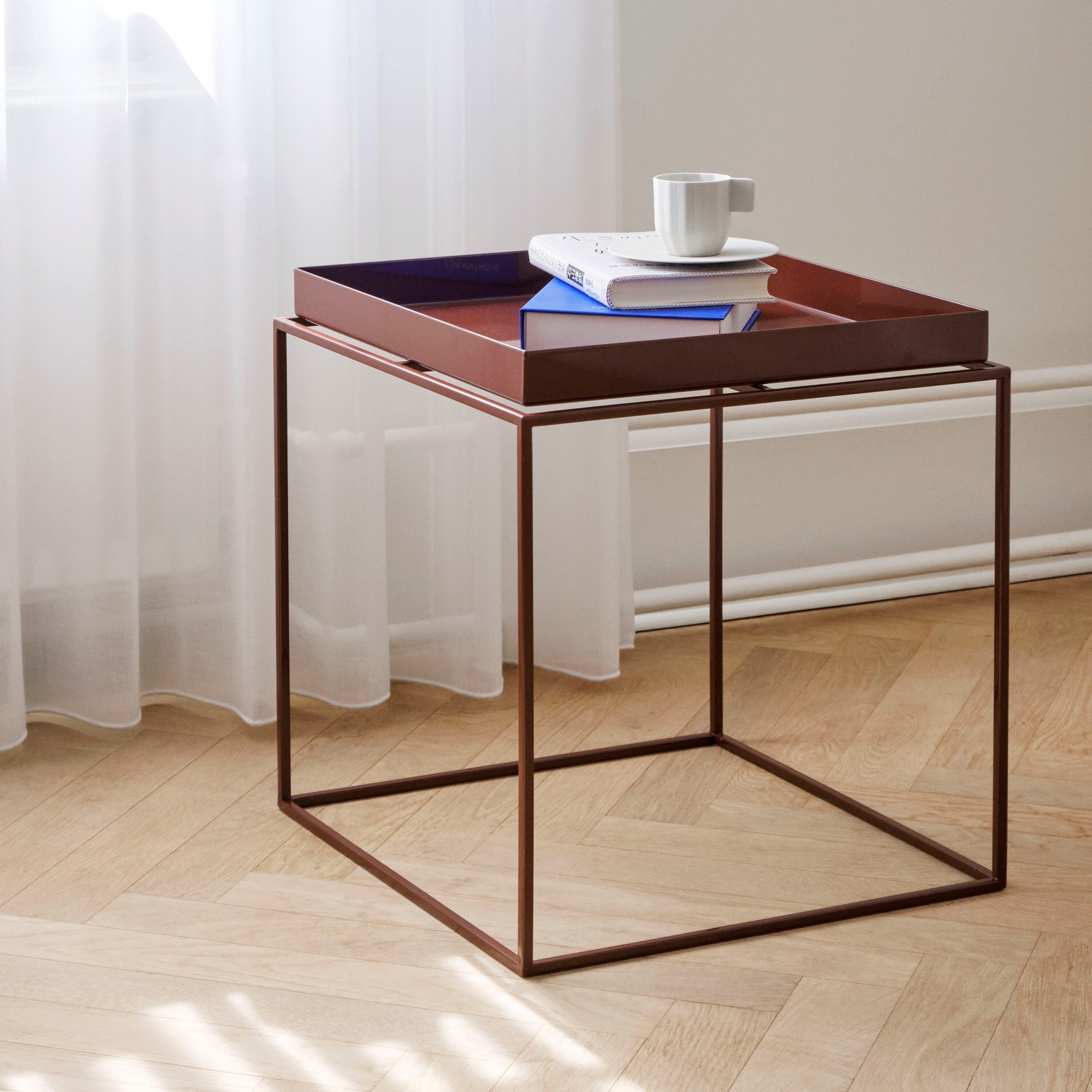 HAY Tray Table Medium Bijzettafel - Chocolate