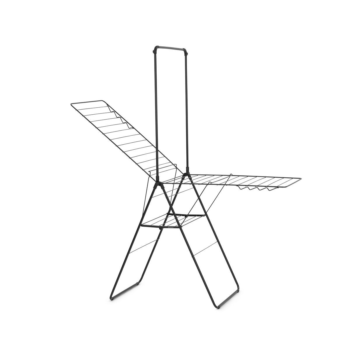 Brabantia HangOn droogrek, 25 meter met stang - Matt Black