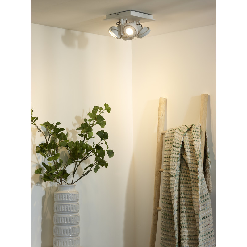 Spot LED Landa II blanc dimmable GU10 4 x 5 W LUCIDE