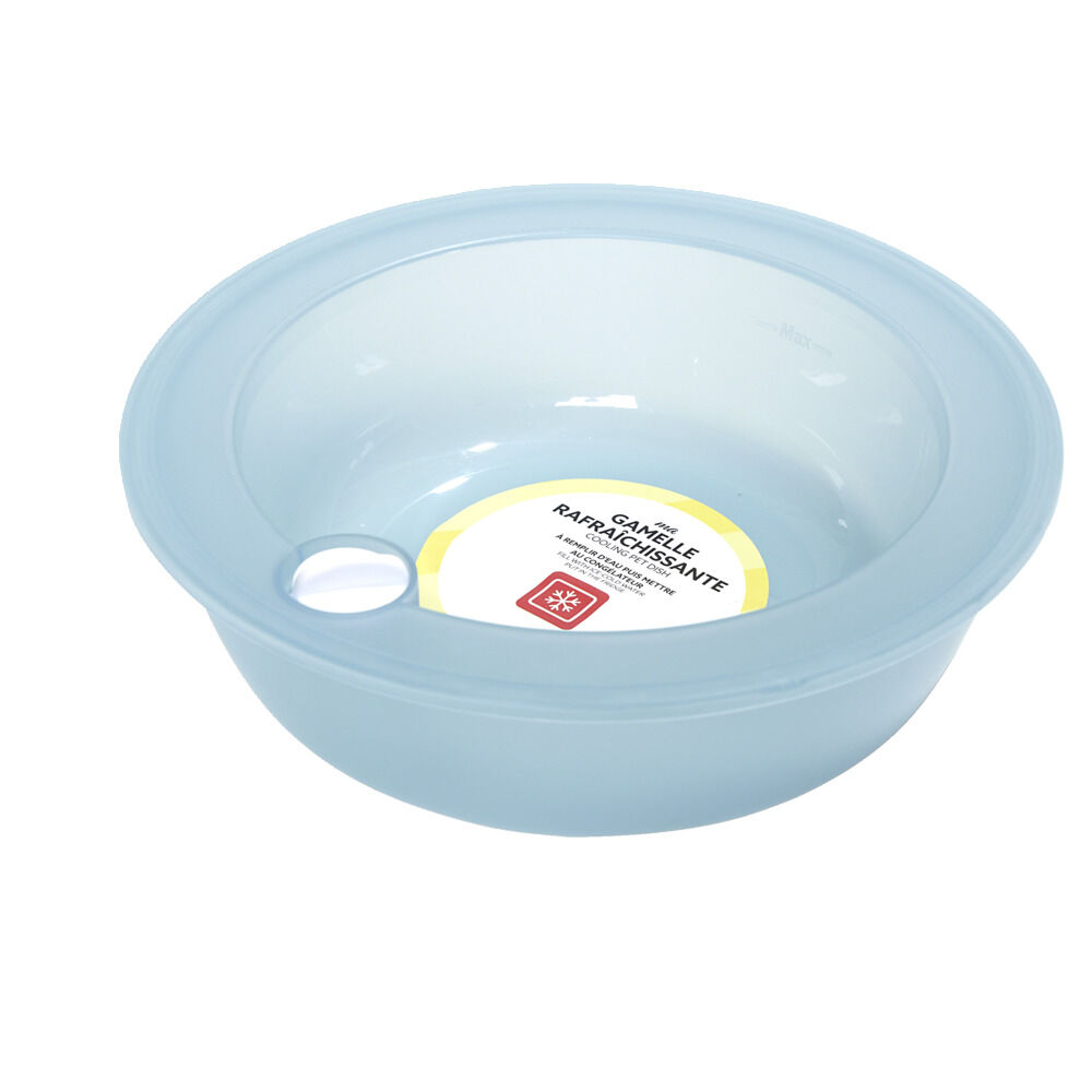 Gamelle rafraÎchissante en silicone pour animal 19x19x5,5cm