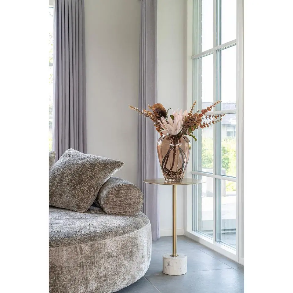 Nest of Nora Bloemenvaas - Glas &Oslash;22x29 cm - Bruin