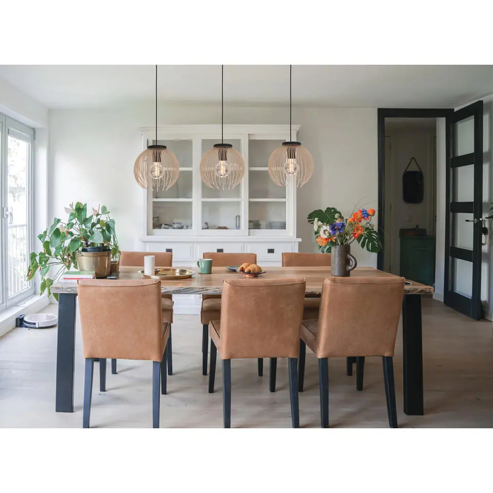 EGLOVenezuela-AHanglamp-E27-93,5cm-Zandkleur