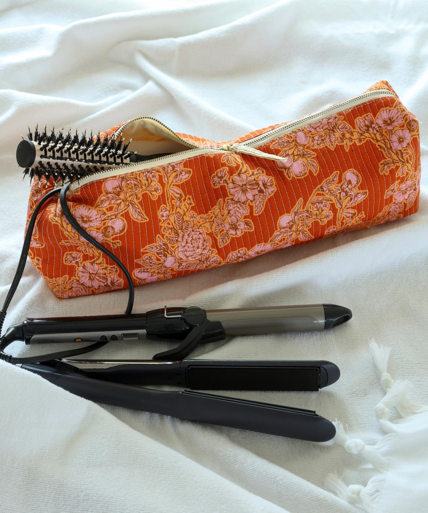 Trousse Longue Toile d' Oranger Orange - 100% coton