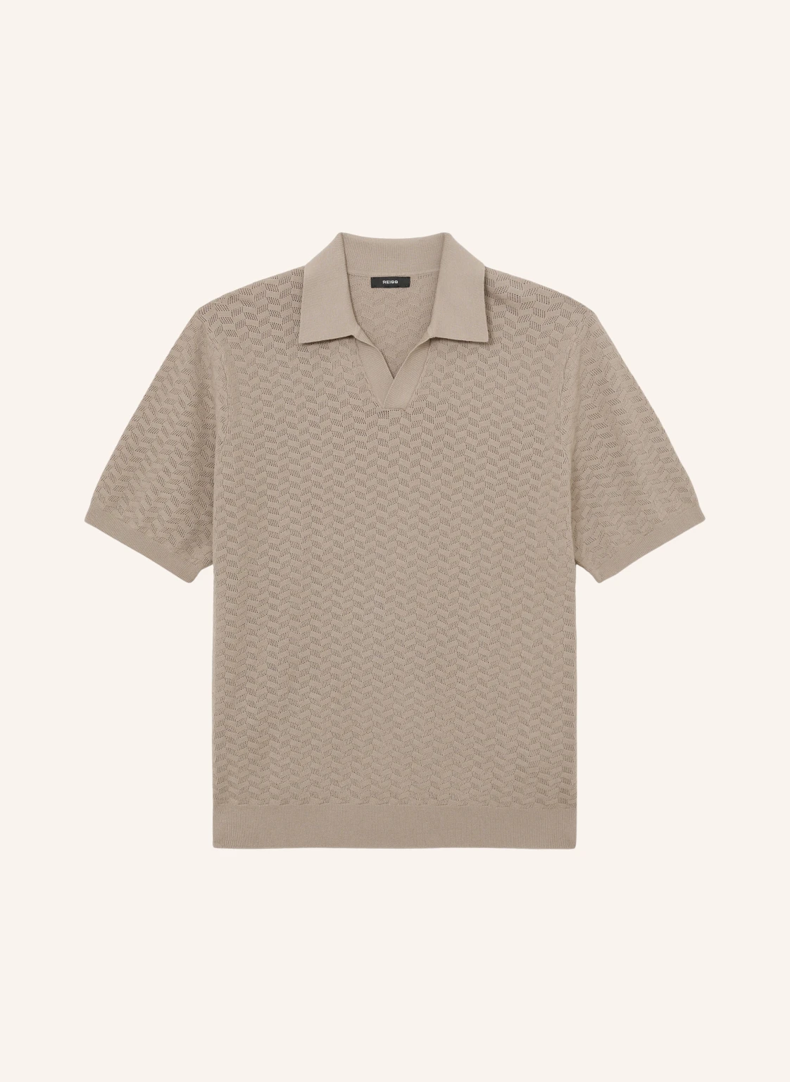 REISS Strick-Poloshirt SOL