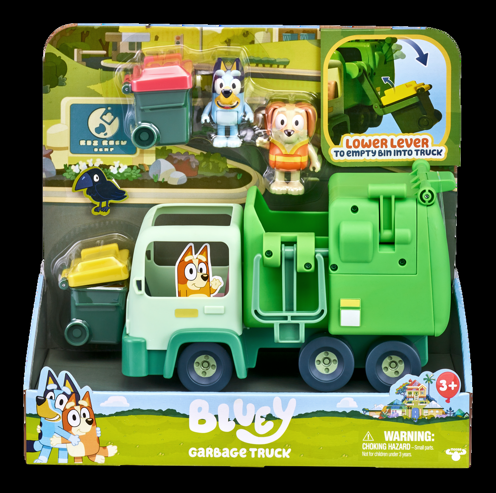 Bluey Garbage Truck Playset
