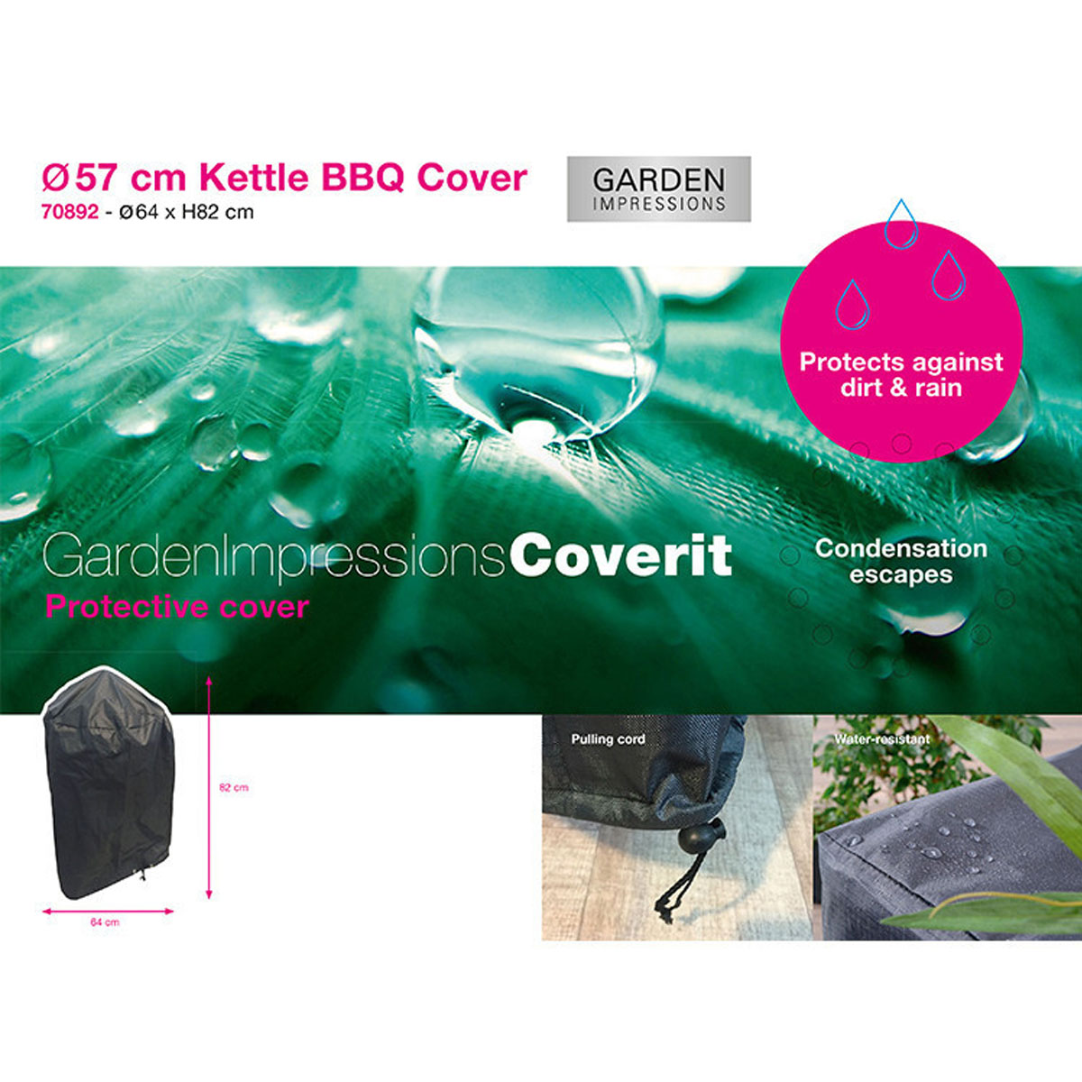 Garden Impressions barbecuehoes Ø57 cm