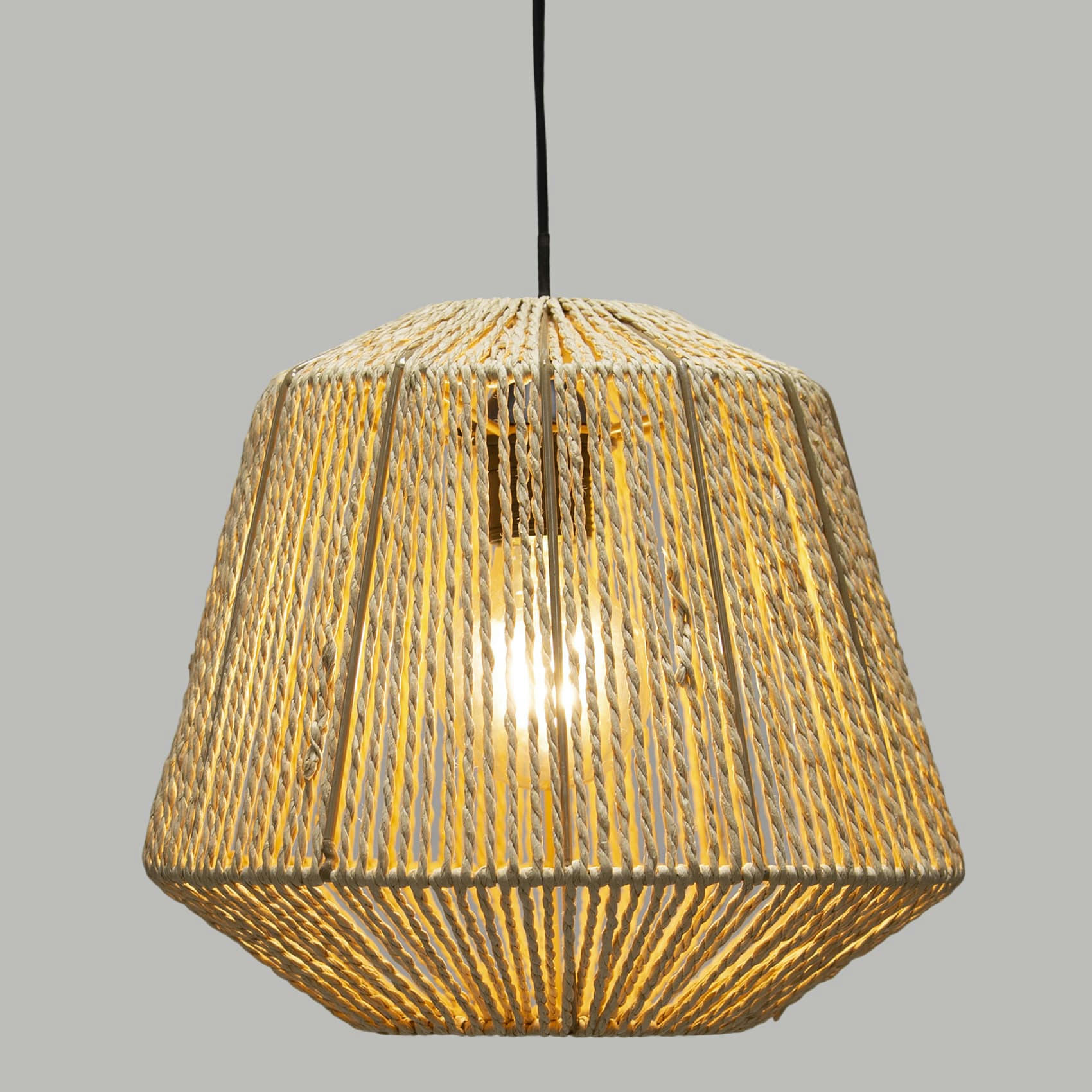 ETNIK - Suspension corde D30cm H26cm