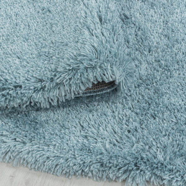 Dywan shaggy Fluffy Super Soft lazurowy 80 cm x 250 cm