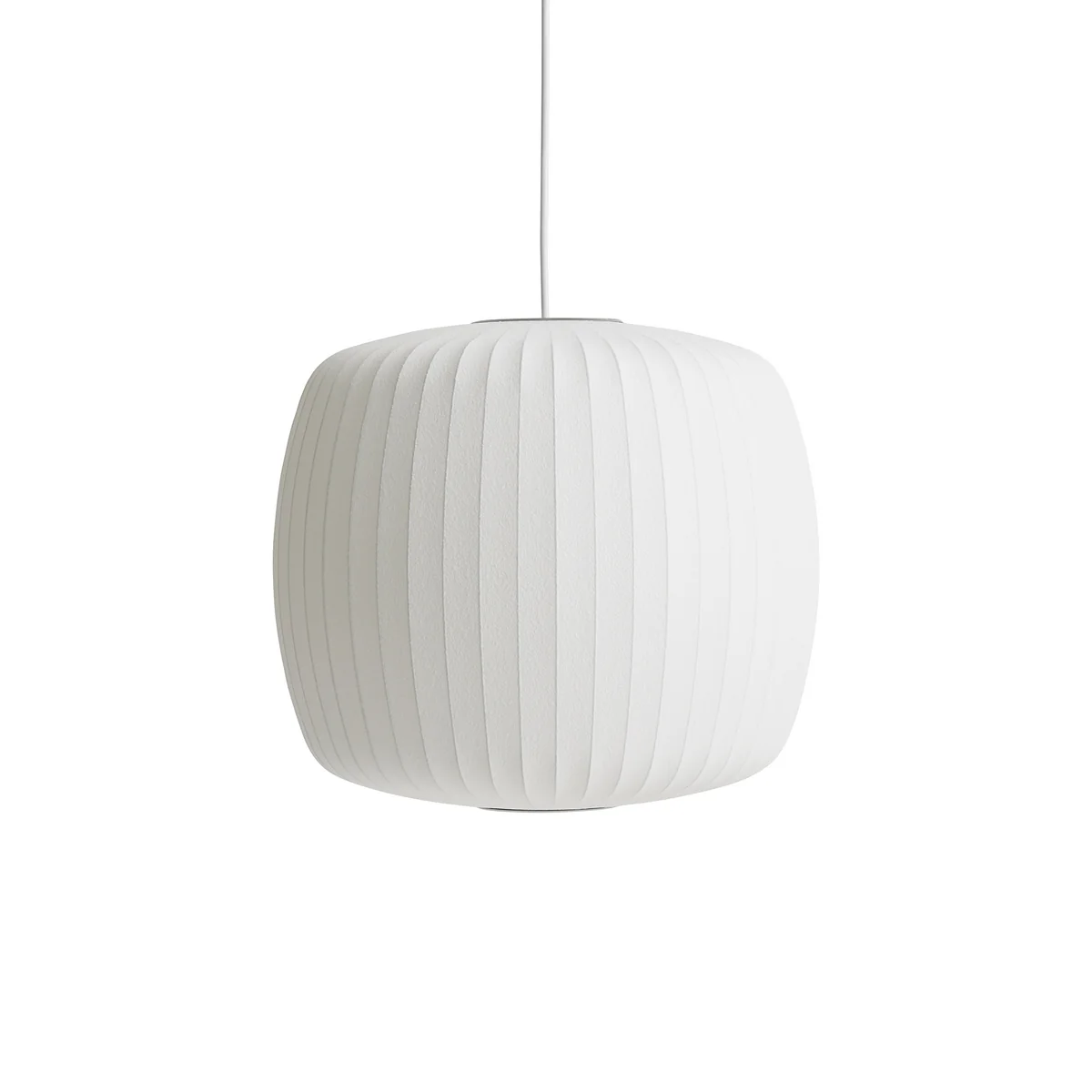 HAY - Nelson Roll Bubble Pendelleuchte M, off-white
