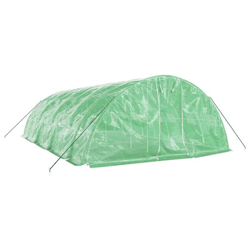 NNEVL Greenhouse with Steel Frame Green 40 m&sup2; 8x5x2.3 m