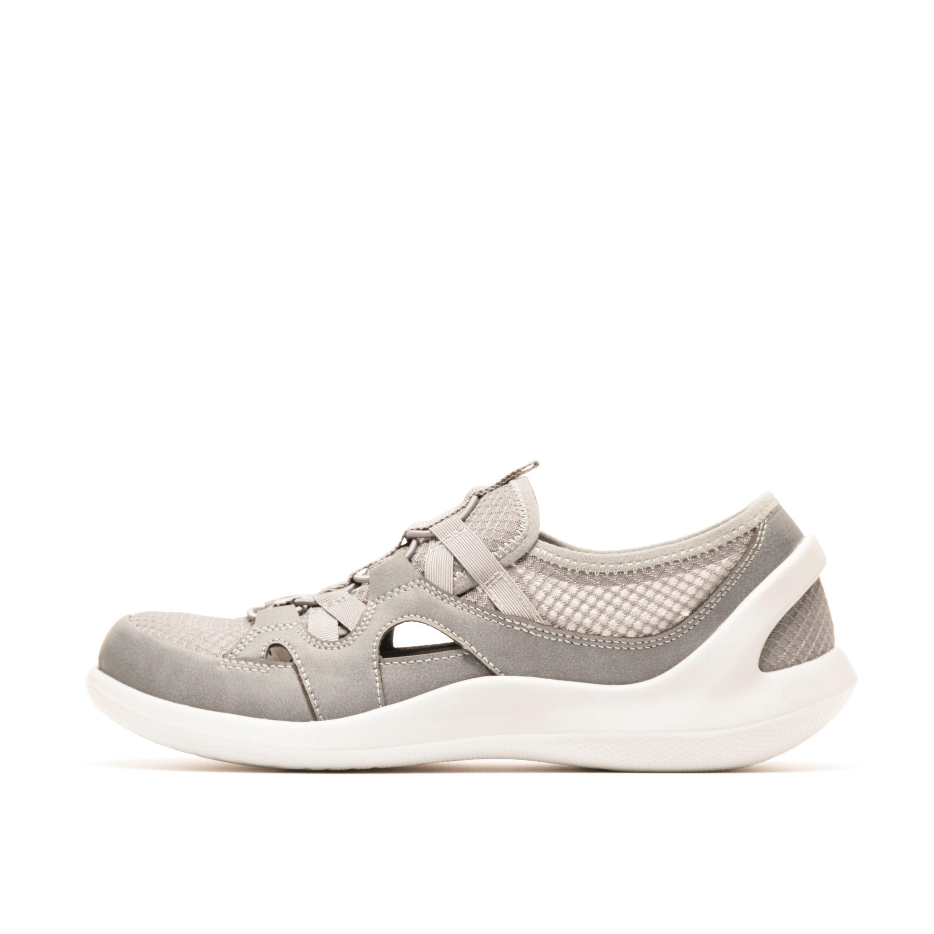 Clarks Solevana Step Pale Grey Trainers