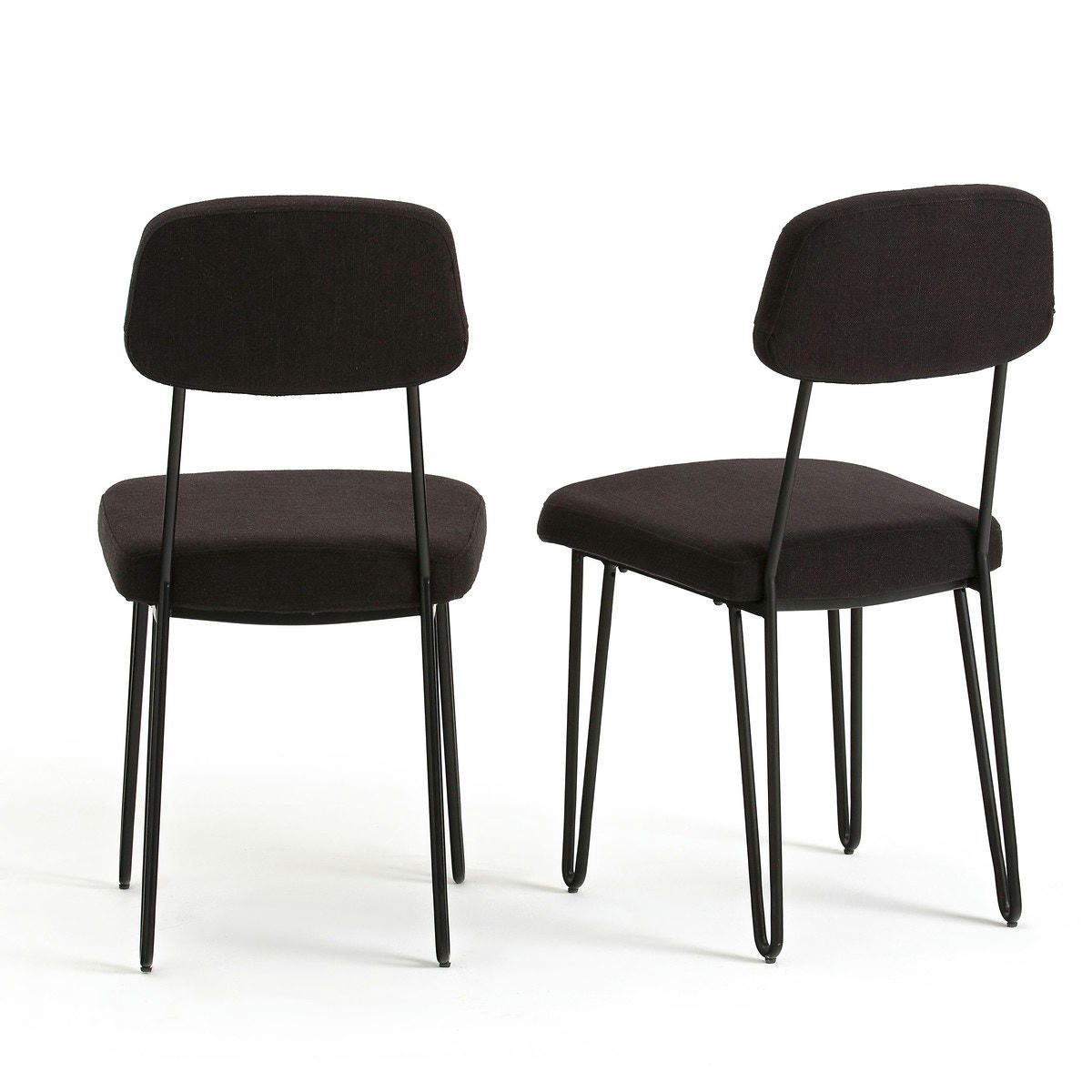 Lot de 2 chaises vintage métal, Daffo