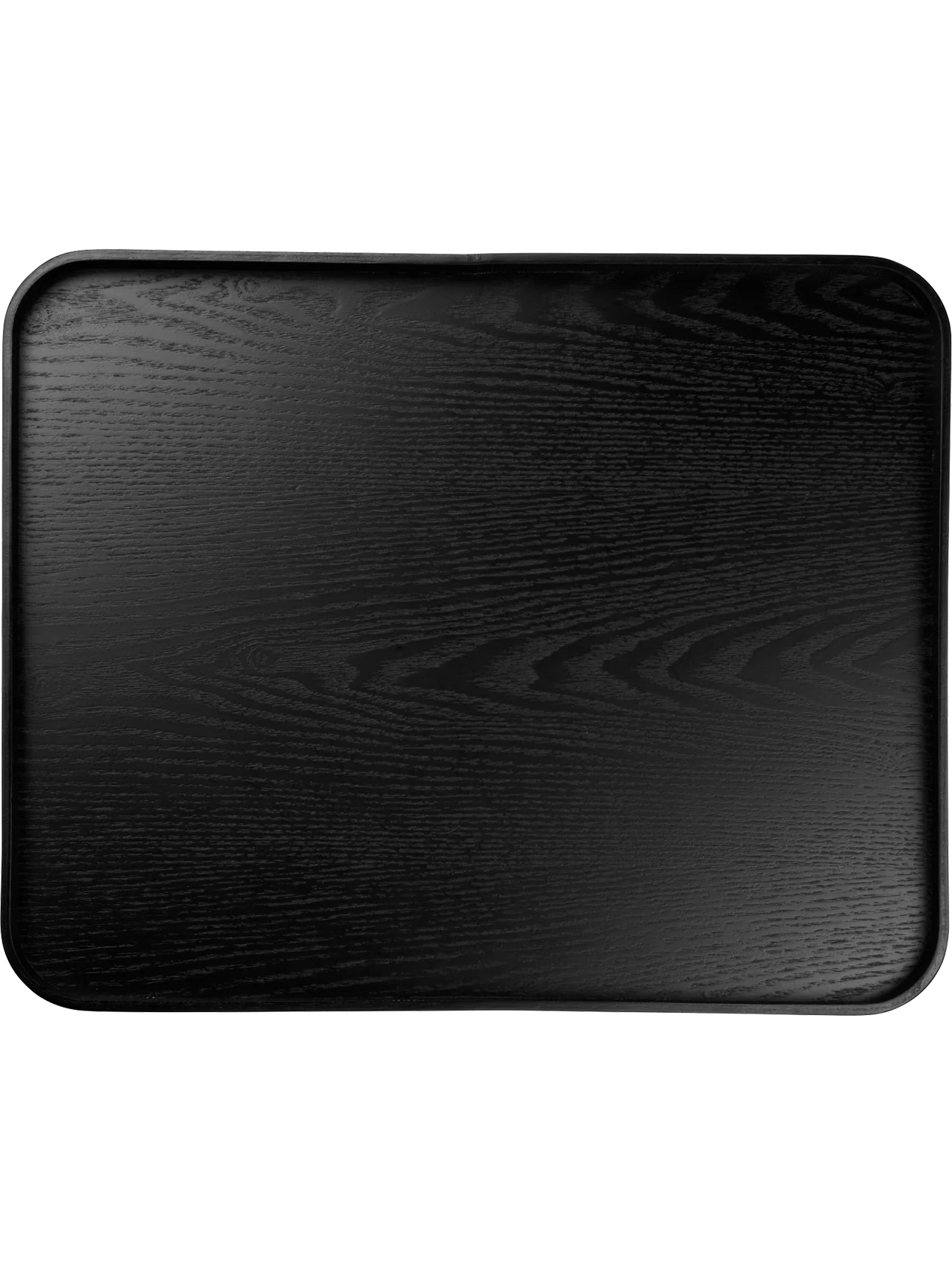tablett auf fuß, schwarz