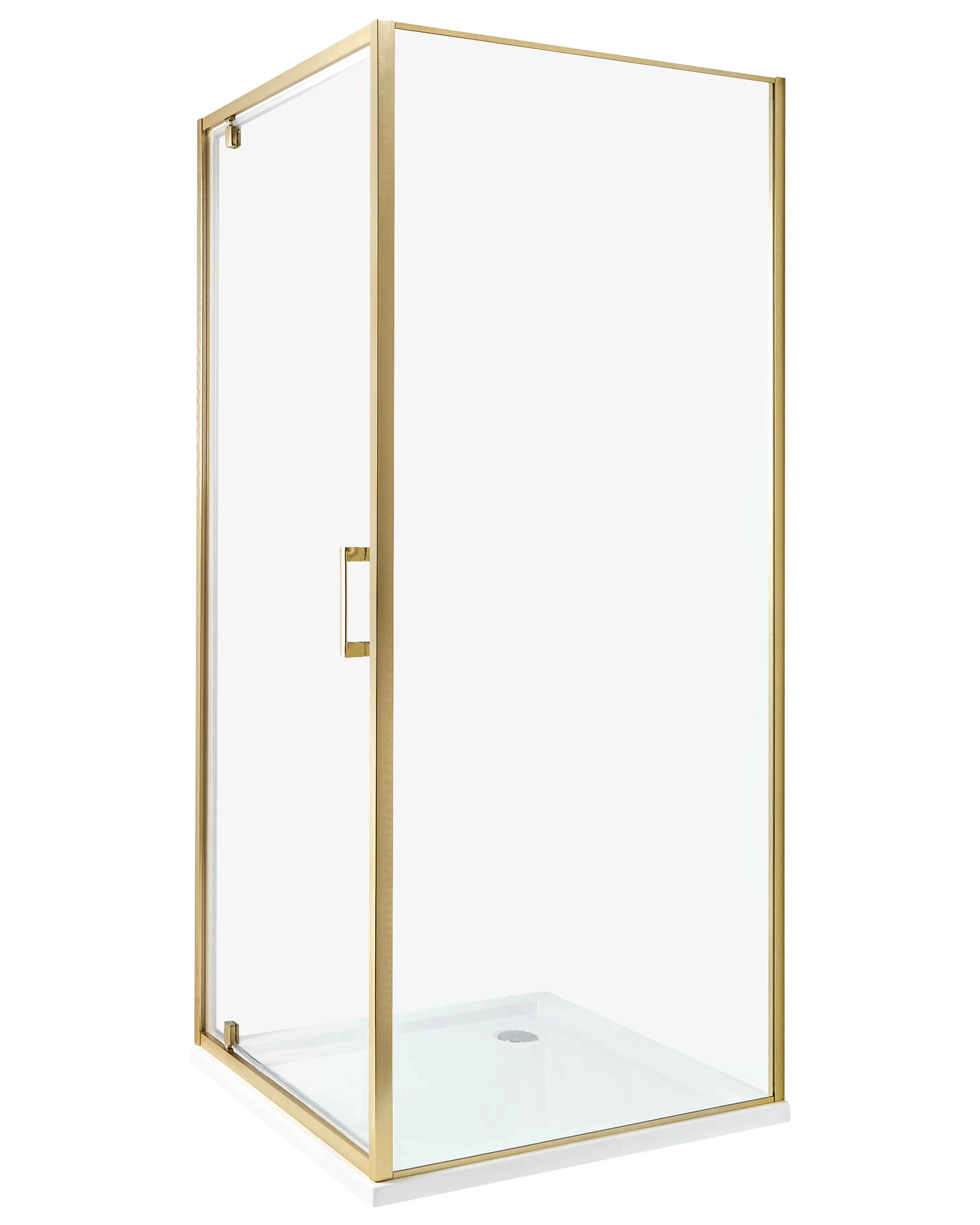 Shower Enclosure DARLI 700 x 700 x 1850 mm Gold