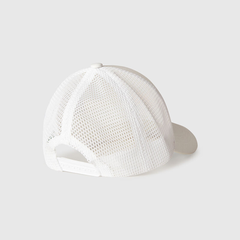 Baseball hat in cotton and mesh
