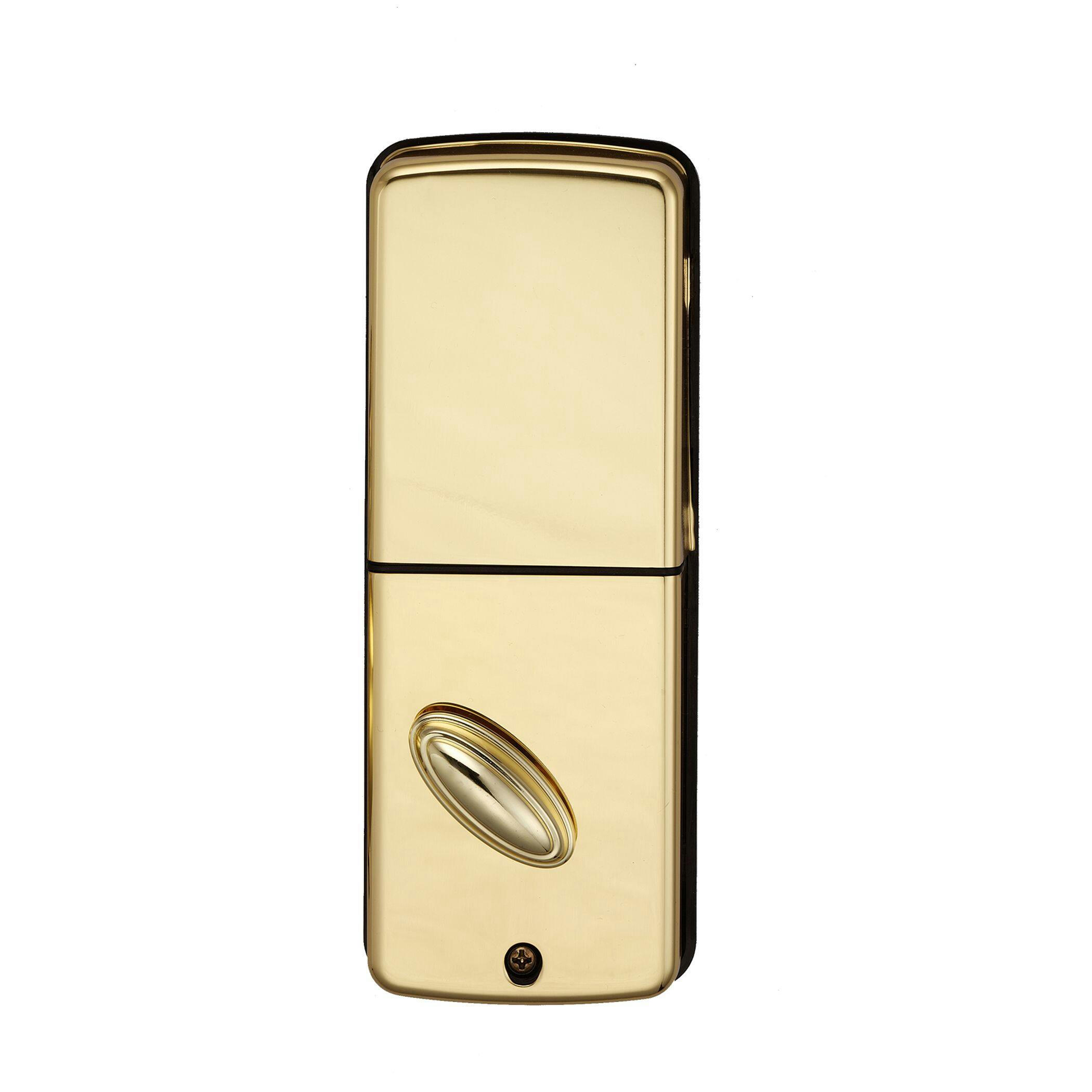 Garrison Electronic Deadbolt Door Lock, Brass