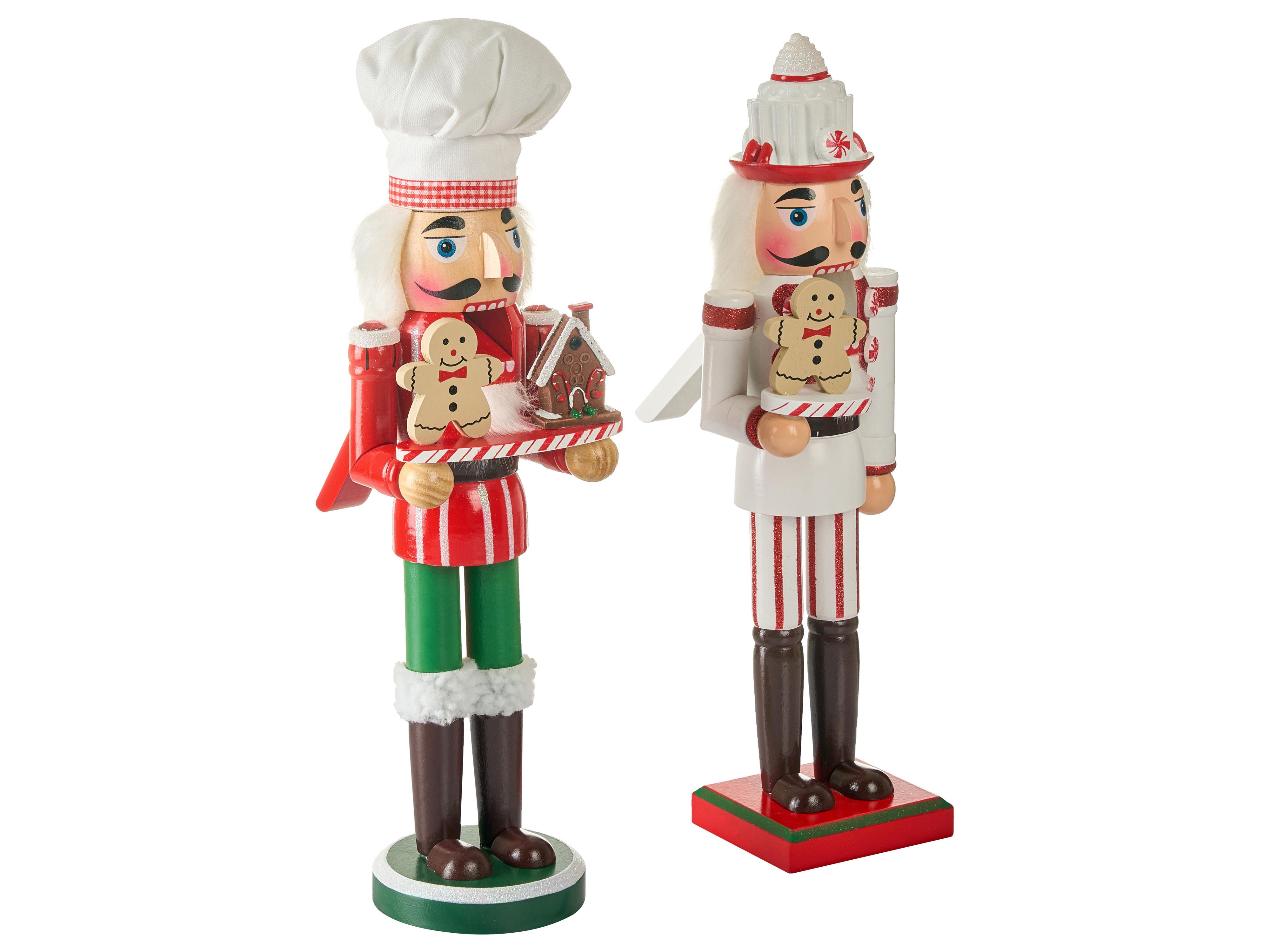 Set of 2 Figurines BODSJON Nutcracker 35 cm Red/ White