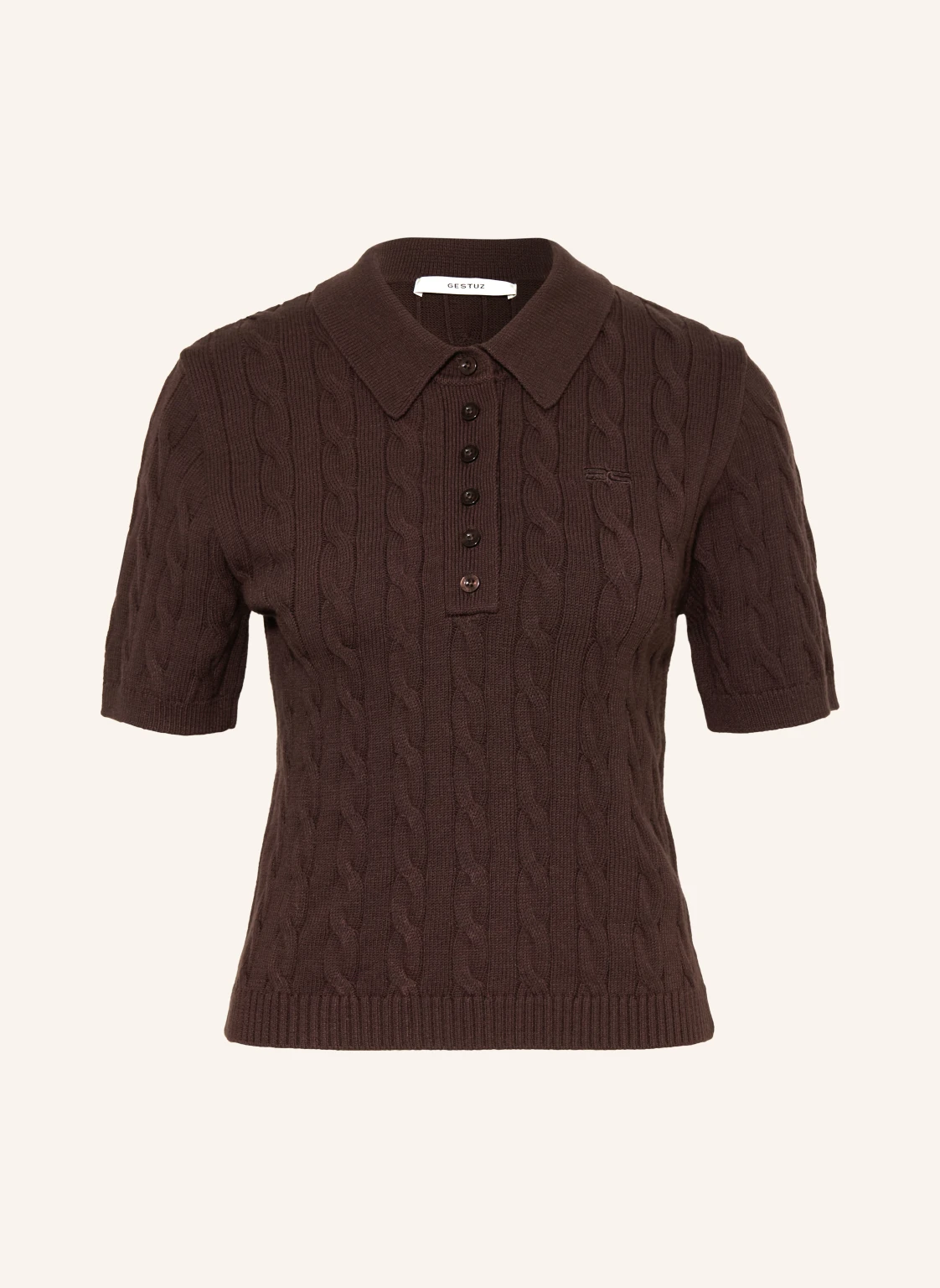 GESTUZ Strick-Poloshirt GZTHILLA