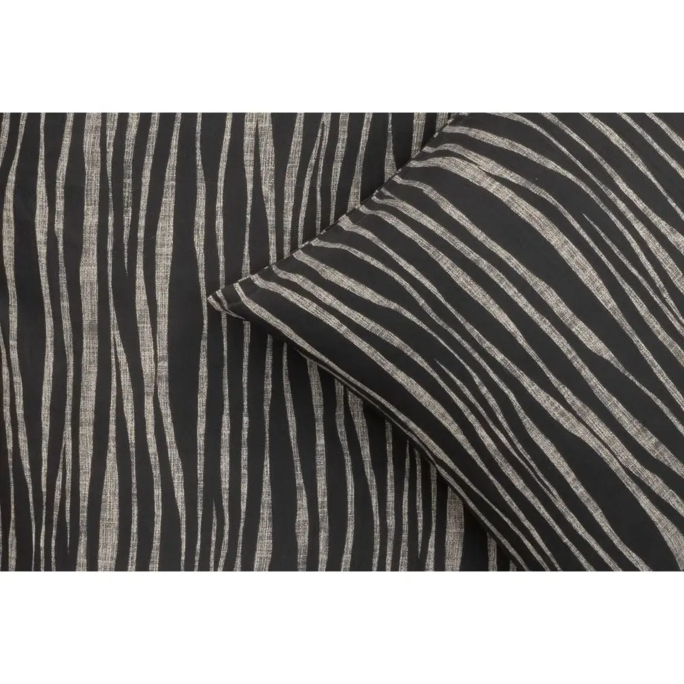 Dekbedovertrek Milaan - antraciet - 240x200 cm