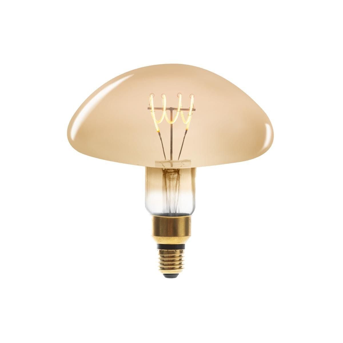 ŻARÓWKA LED Grzybek styl retro SZKLANA skręcone włókno