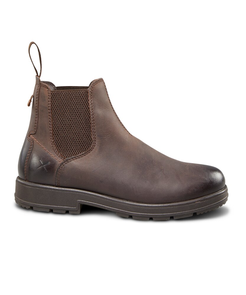Denver Hayes Men's Kingston Leather Chelsea Boots - Dark Brown