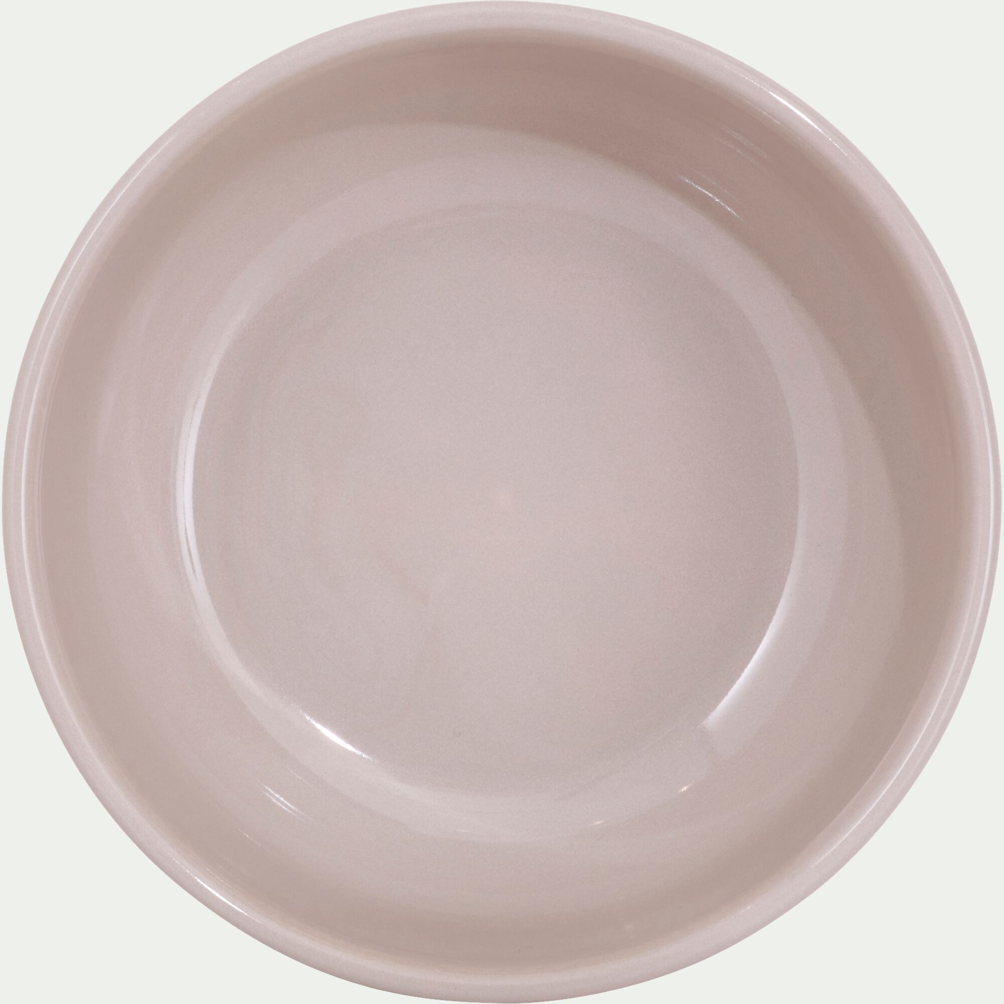 SELMA - Assiette creuse en faïence D15cm - beige alpilles
