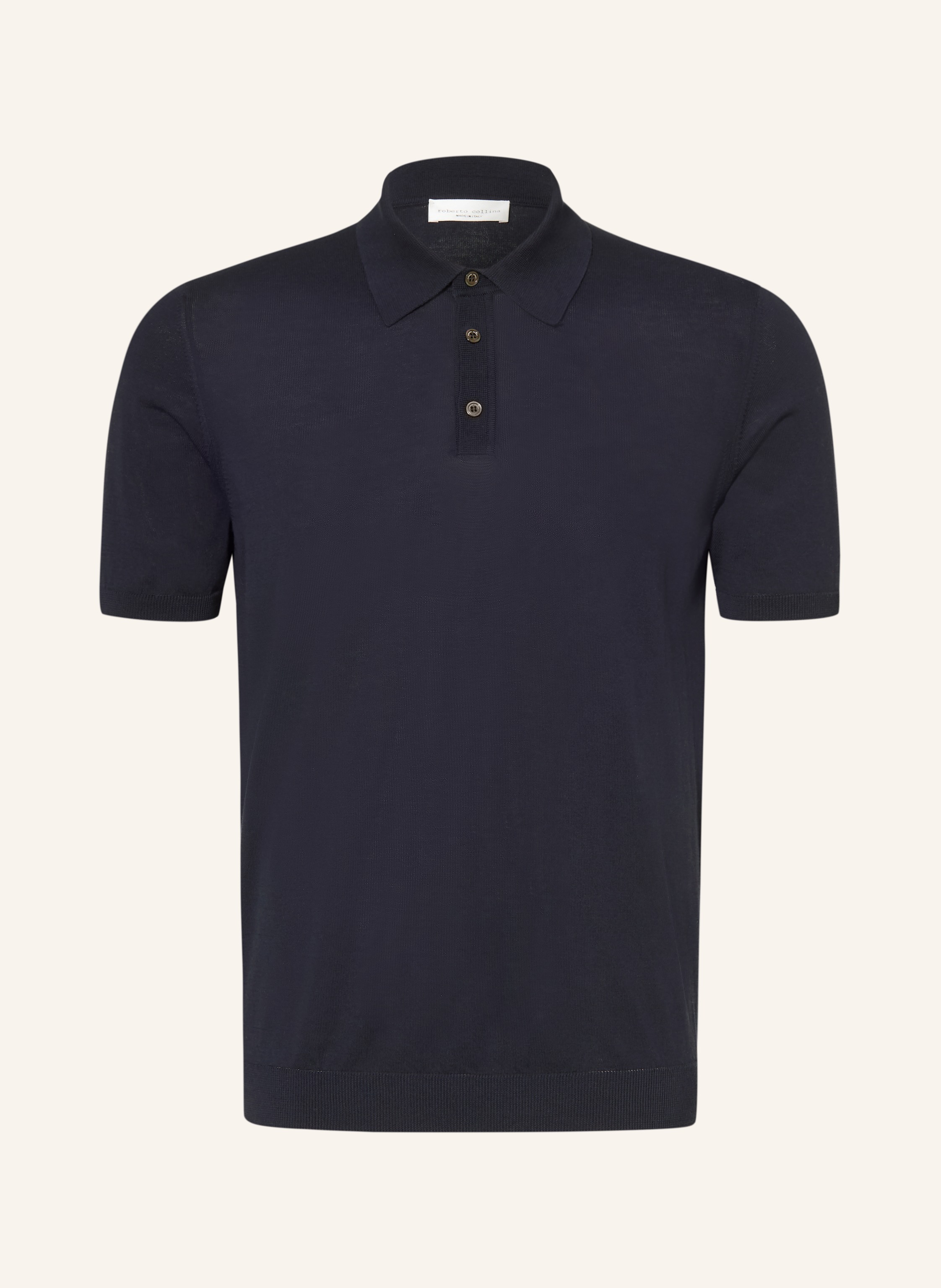roberto collina Strick-Poloshirt