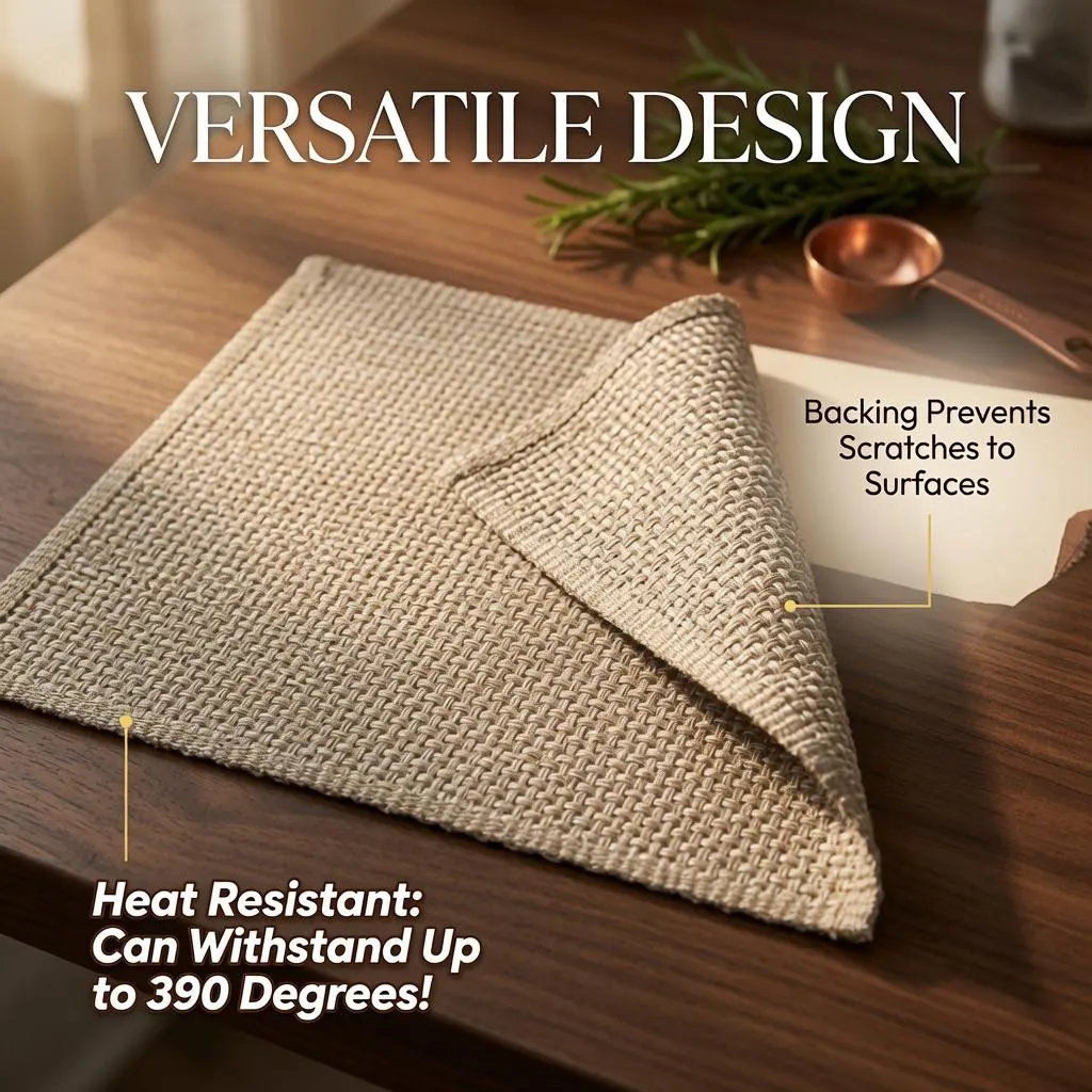 Cotton Woven Placemats Set of 6, Neutral Dining Table Decor, Rectangle Fabric Mats