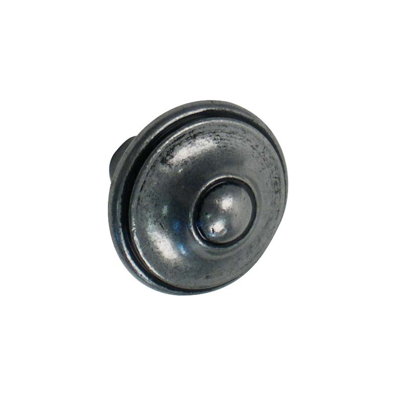 Bouton en zamac vieux fer Ø 30 mm LINEA BERTOMANI