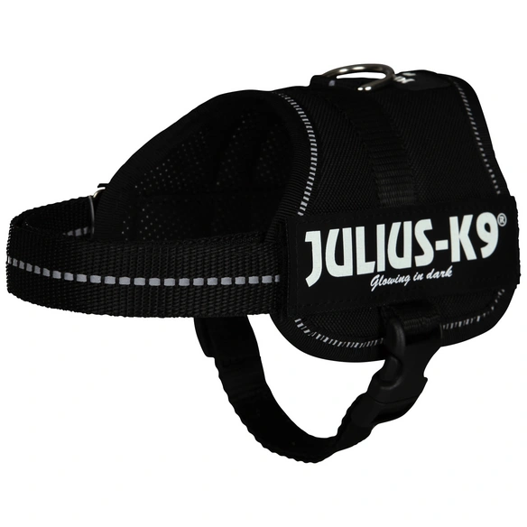 Hunde-Geschirr, Baby 2/XS–S, Nylon, schwarz