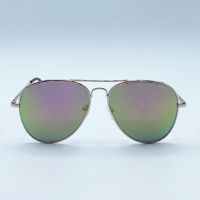 SVNX Gold Frame Aviators with Mirrored Pink Lenses