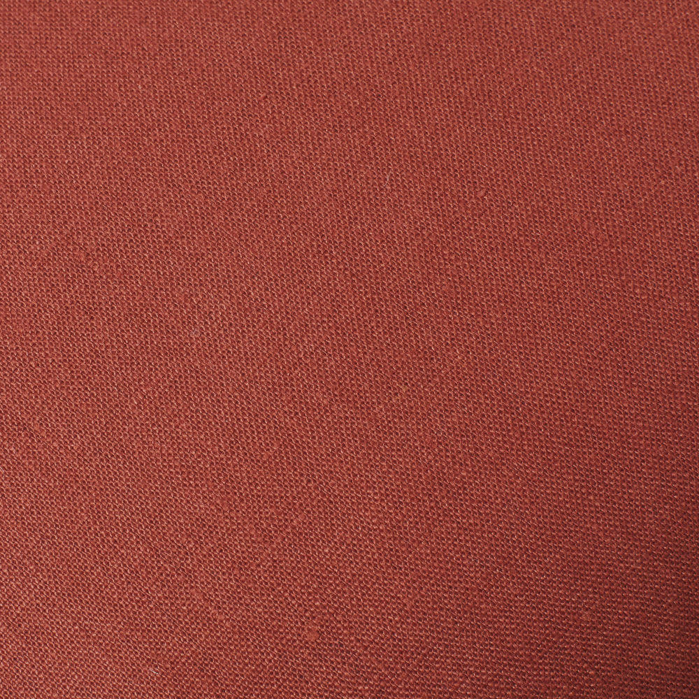 - Coussin en lin lavé terracotta 60x60
