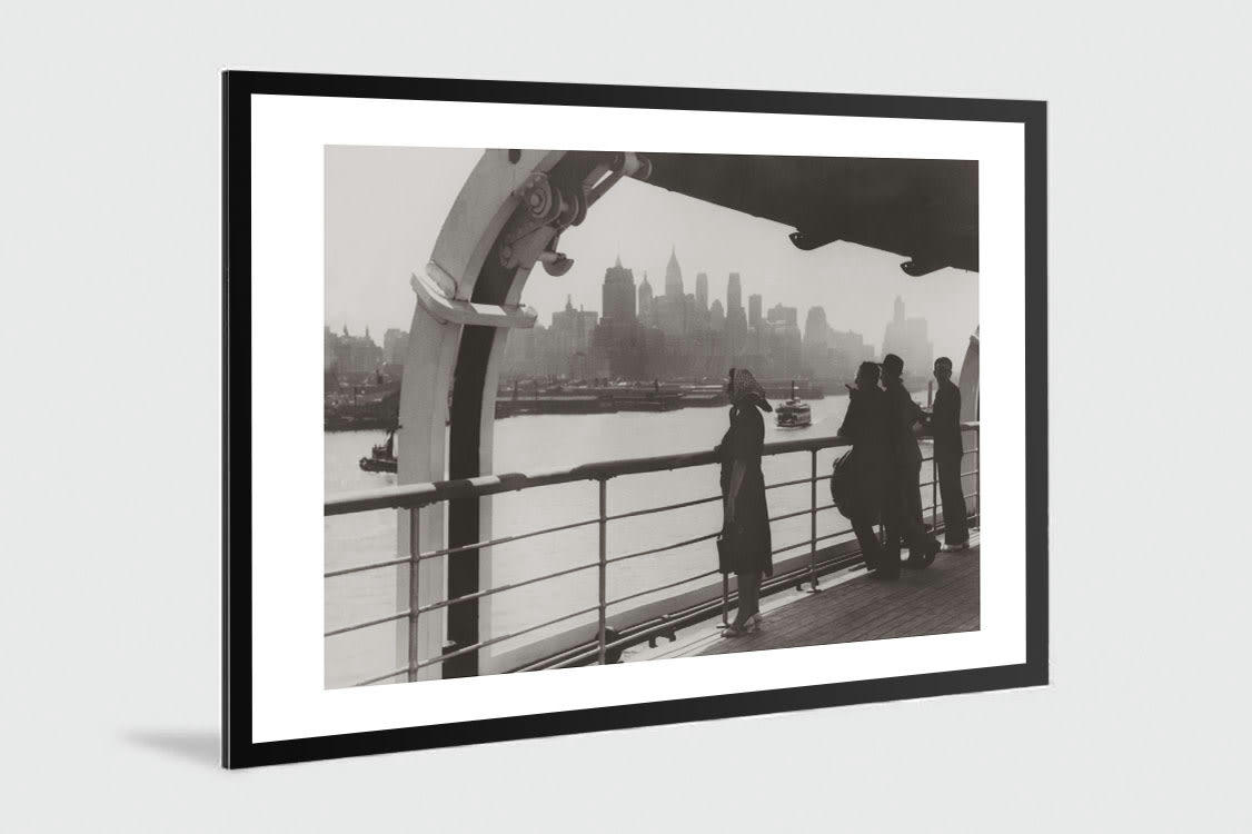 VILLES - Photo ancienne noir et blanc New-York n°06 alu 30x45cm