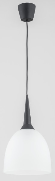 Lampa wisząca czarno-biała UNINO 1xE27x15W wym: 90x23x23 cm Alfa