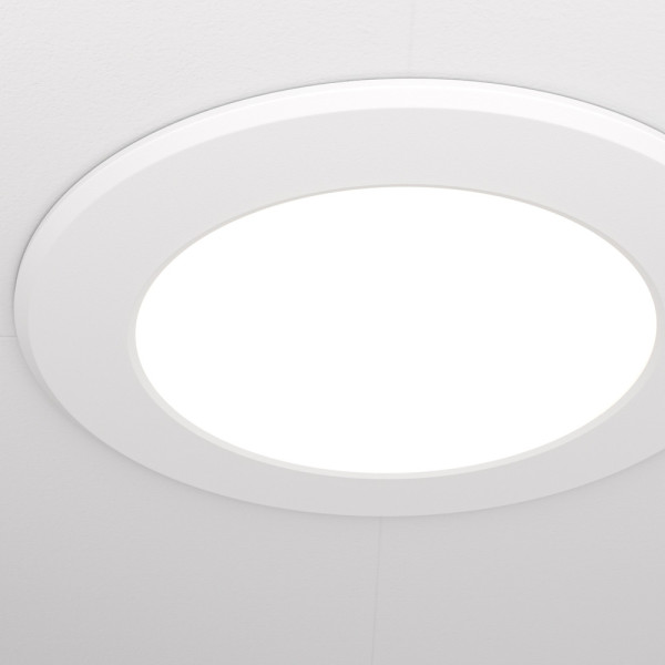Oprawa wpuszczana Stockton biała LED 7W Od 2700 do 6000K 750lm IP44 Maytoni