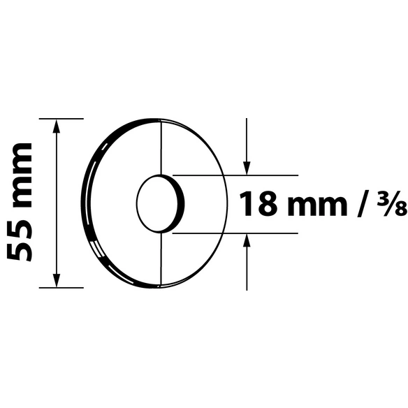 Klapprosette, Metall