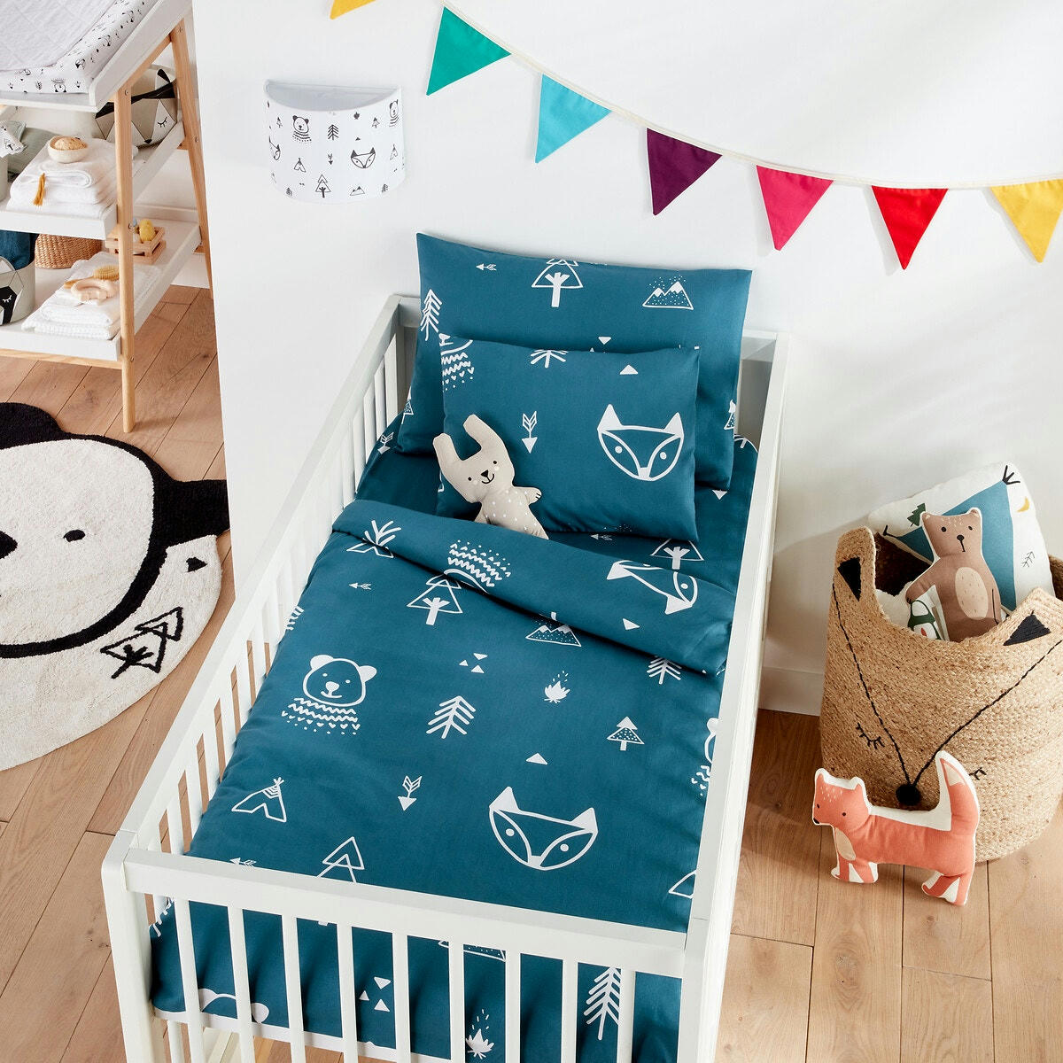 Taie d'oreiller coton biologique, Forest Camp