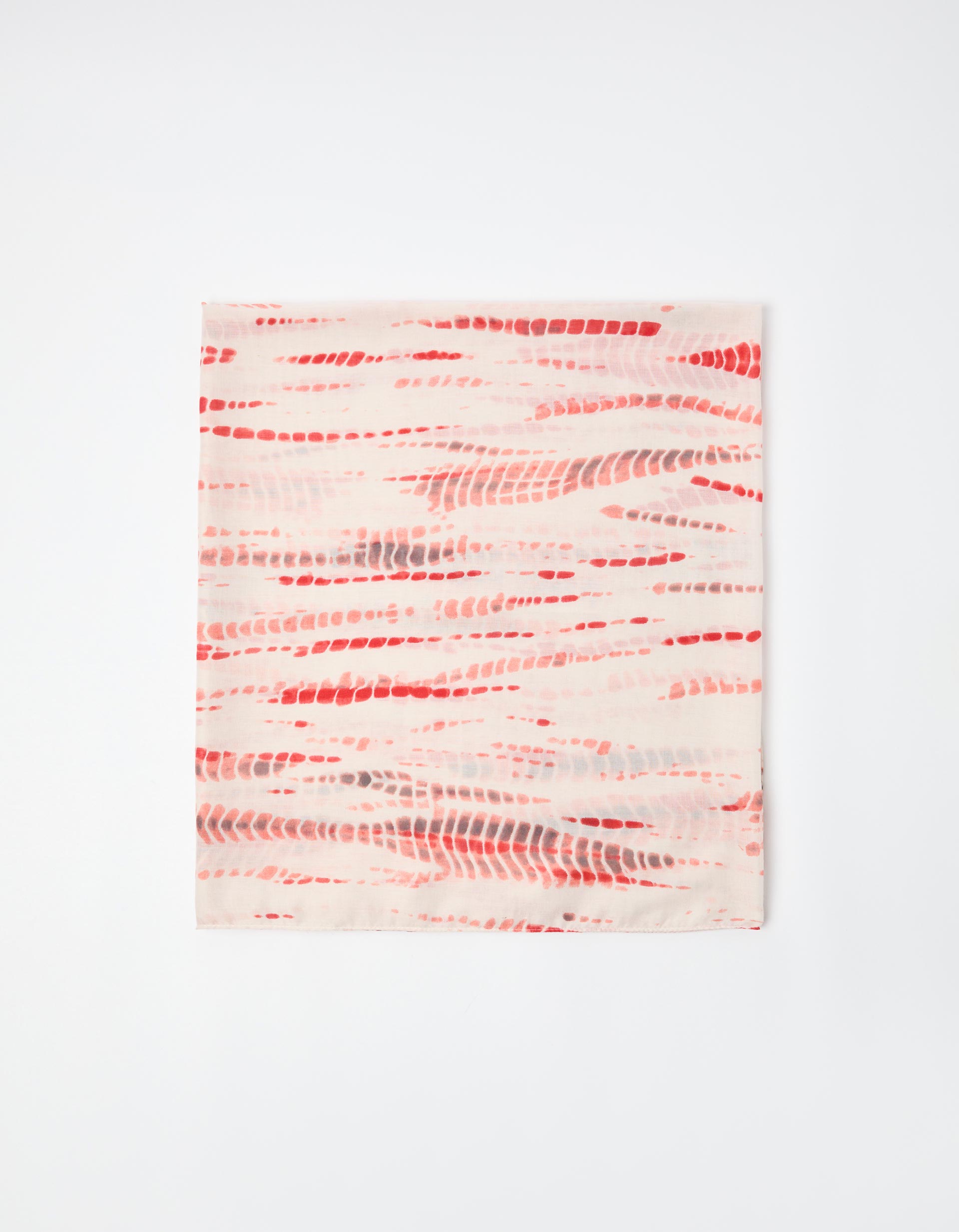 Cachecol Estampado, Mulher, Vermelho