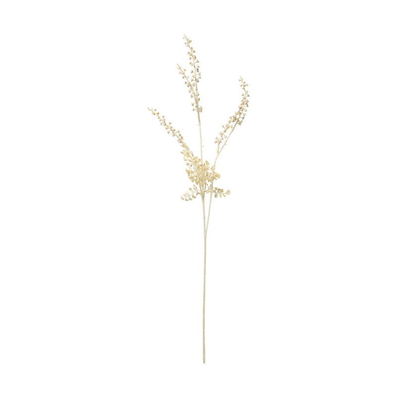 Kunsttak mini bolletjes - beige - 74 cm