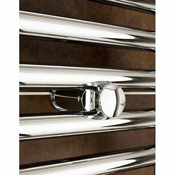 Ensemble de supports de radiateur pour sèche-serviettes, finition chrome brillant, en ABS Kibath