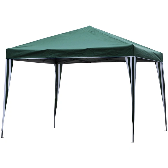 Seitenteile, Breite: 290 cm, Polyester, grün, mit Fenster