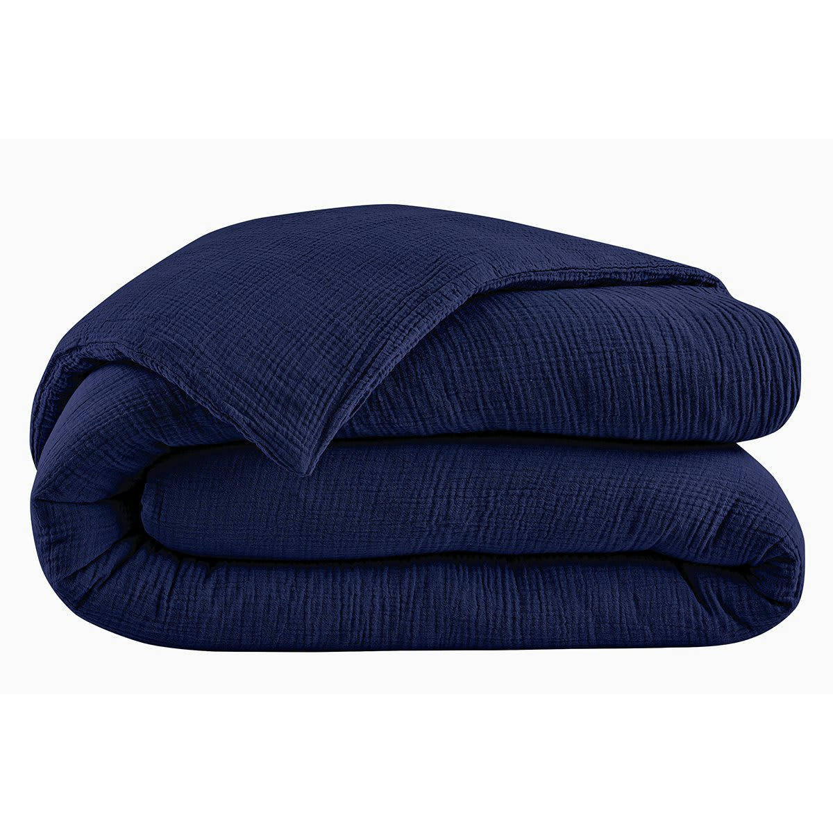 SOURCE INDIGO - Housse de couette gaze de coton indigo 260x240 cm