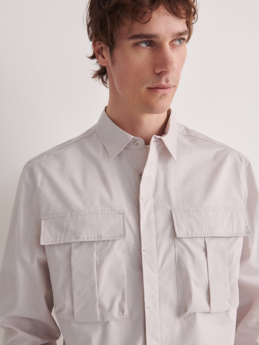 Regular Fit Cotton Rich Shirt